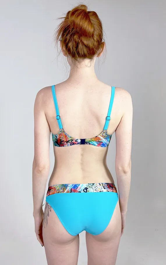 Купальник Kim 1206 Multicolor-Azure