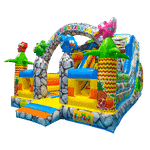 Коммерческий надувной батут "Солнечный остров" 6,5*5*5