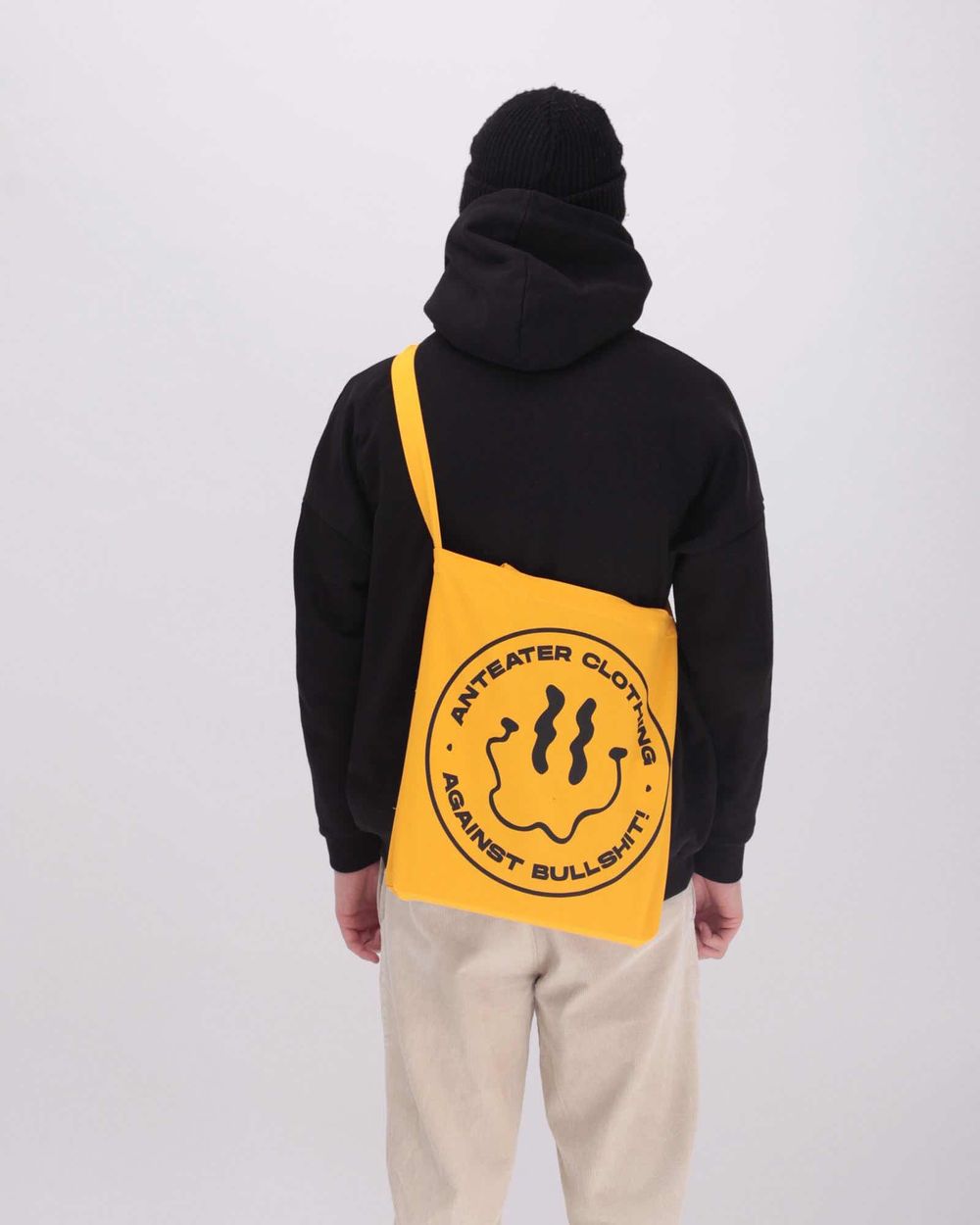Шоппер Anteater Against Bullshit Желтый