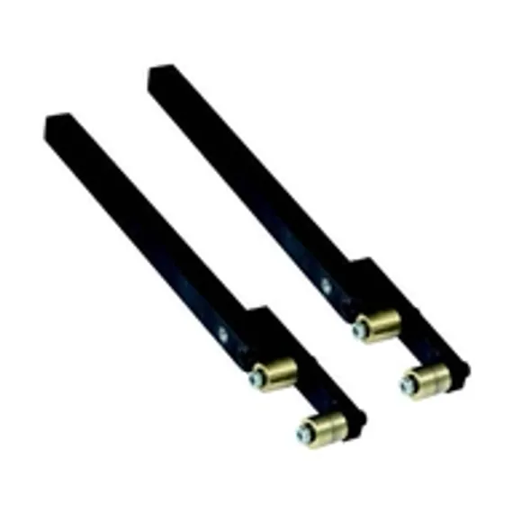 Приспособление для позиционирования рельсов по кромке заготовки Promotech