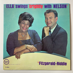 Винтажная виниловая пластинка LP Ella Fitzgerald and Nelson Riddle Ella Swings Brightly With Nelson (USA 1962)