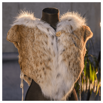 Жилет из меха рыси «Рысяйка косматая»