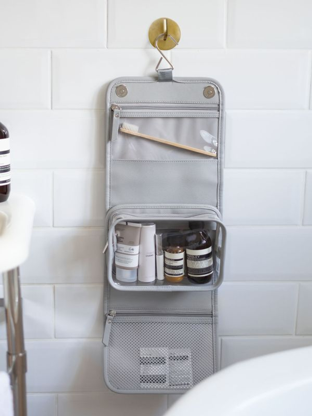Дорожная косметичка Stackers Travel Wash (Pebble Grey)