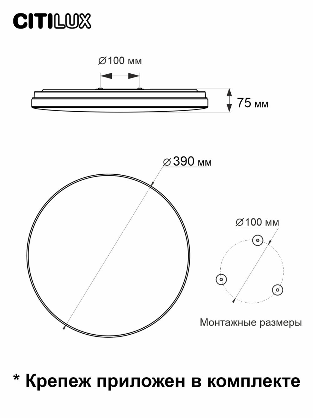 Citilux Лаконика CL725480G LED RGB Светильник с пультом