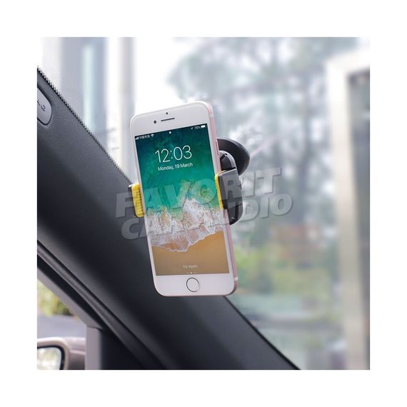 Держатель HOCO CA43 Travel spirit торпедо чёрный