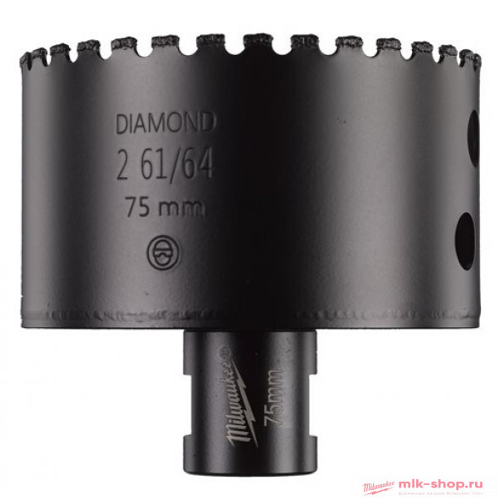 M14 Алмазное сверло 75mm - 1pc, шт