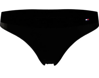 Majtki Tommy Hilfiger Thong 1P - черный