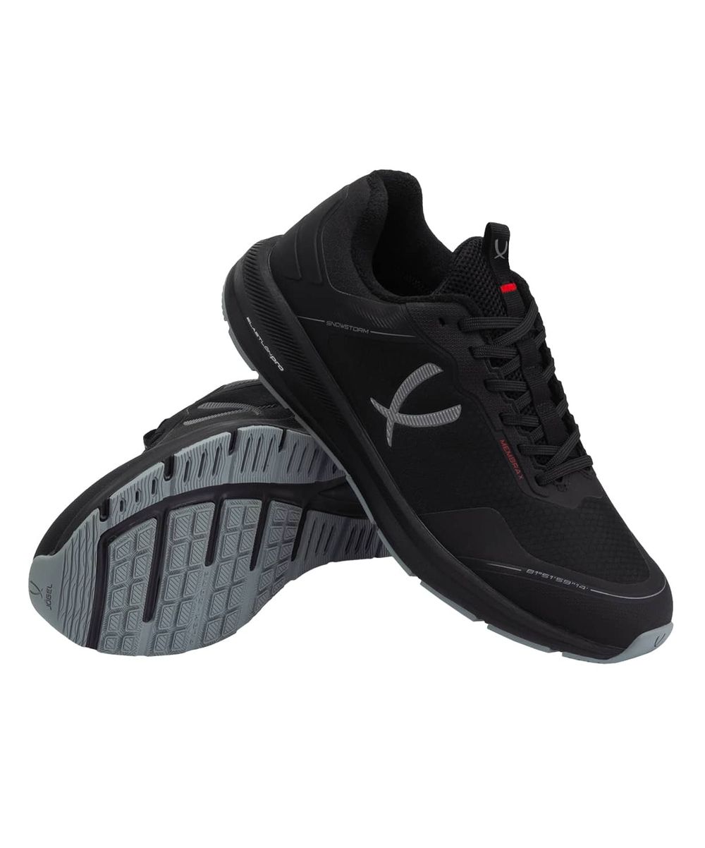 Кроссовки спортивные Snowstorm LOW, waterproof, Black/grey