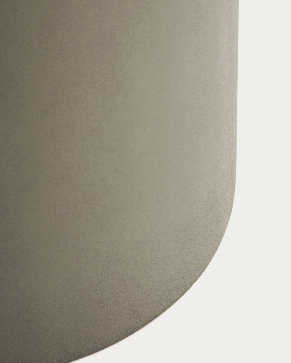 Кашпо Aiguablava из серого цемента Ø 42см