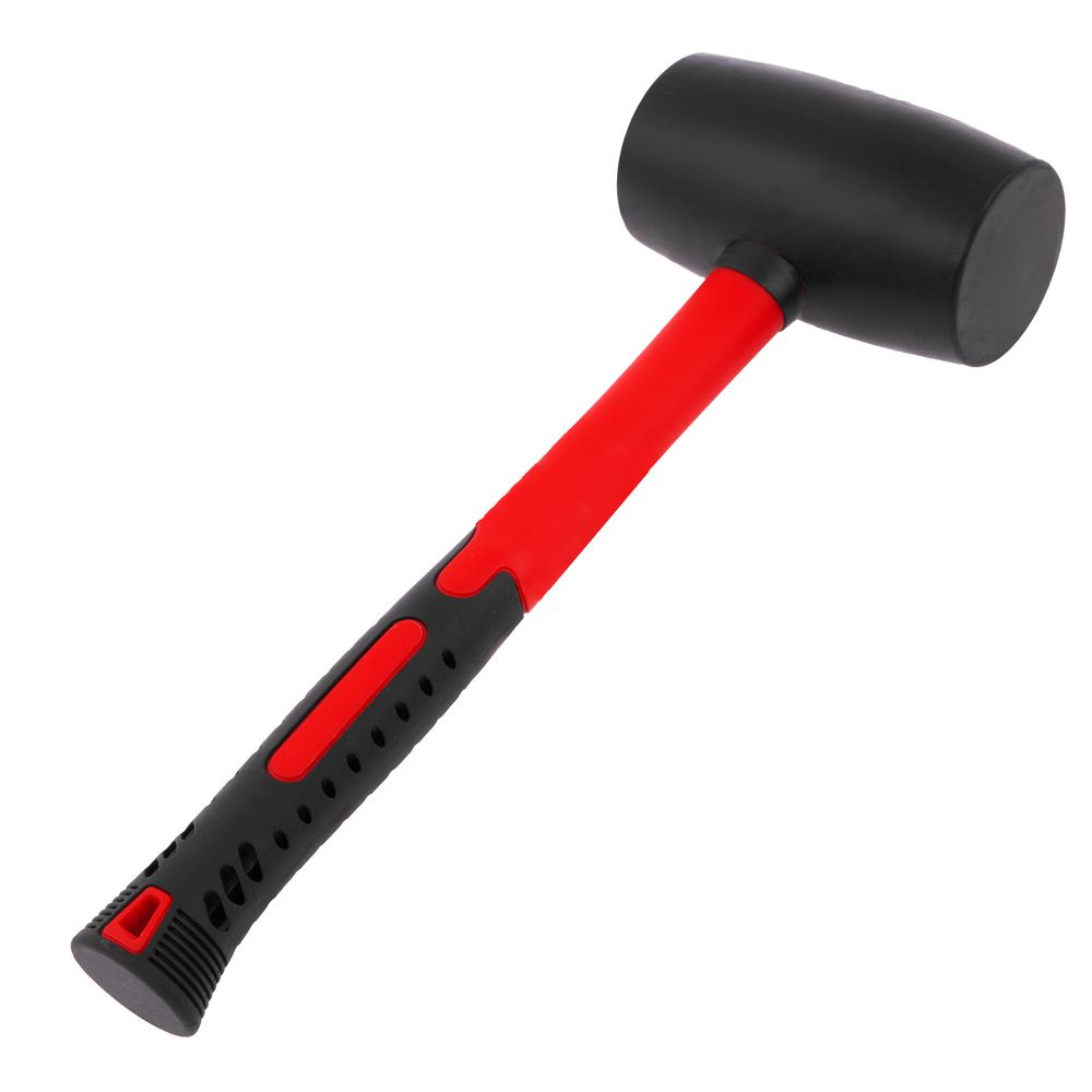 11194 Киянка резиновая, 910 г, черная резина, фибергласовая рукоятка Matrix