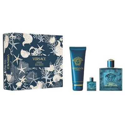 Versace Eros Dárková sada EDT 100 ml, sprchový gel 150 ml a miniaturka EDT 5 ml 100ml
