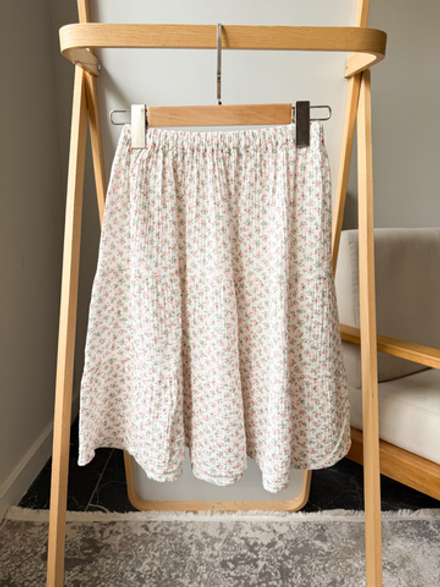 Хлопковая ярусная юбка Tocoto Vintage, 140