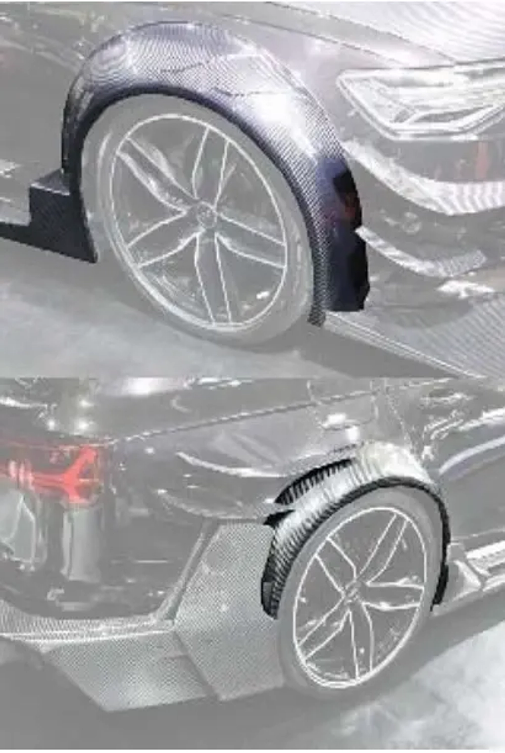 Карбоновые расширители арок для AUDI RS6 AVANT 2013 - 2018 C7 Ауди