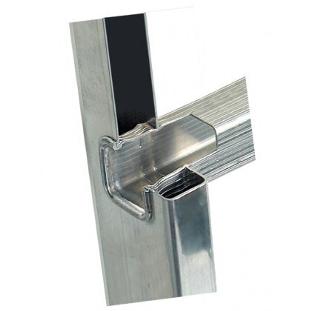 SIBILO Лестница приставная,9 ступенек,раб.высота 3,9 м (120519)