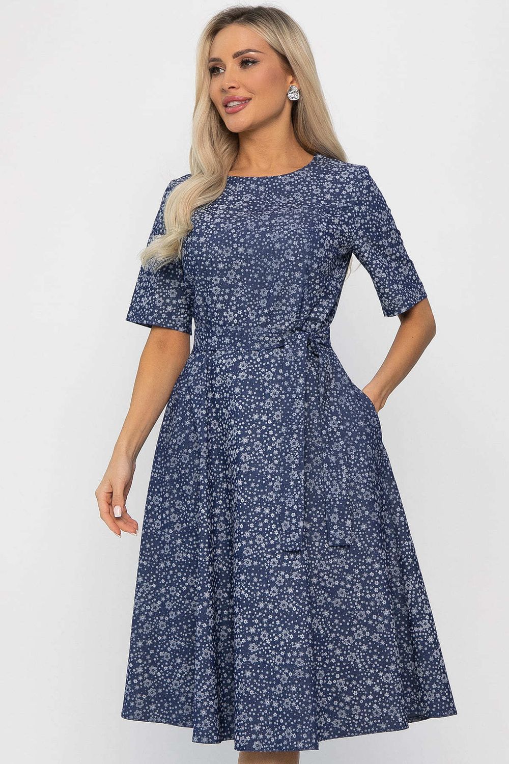 Платье Стиляги (синее) П13741-16М LT Collection