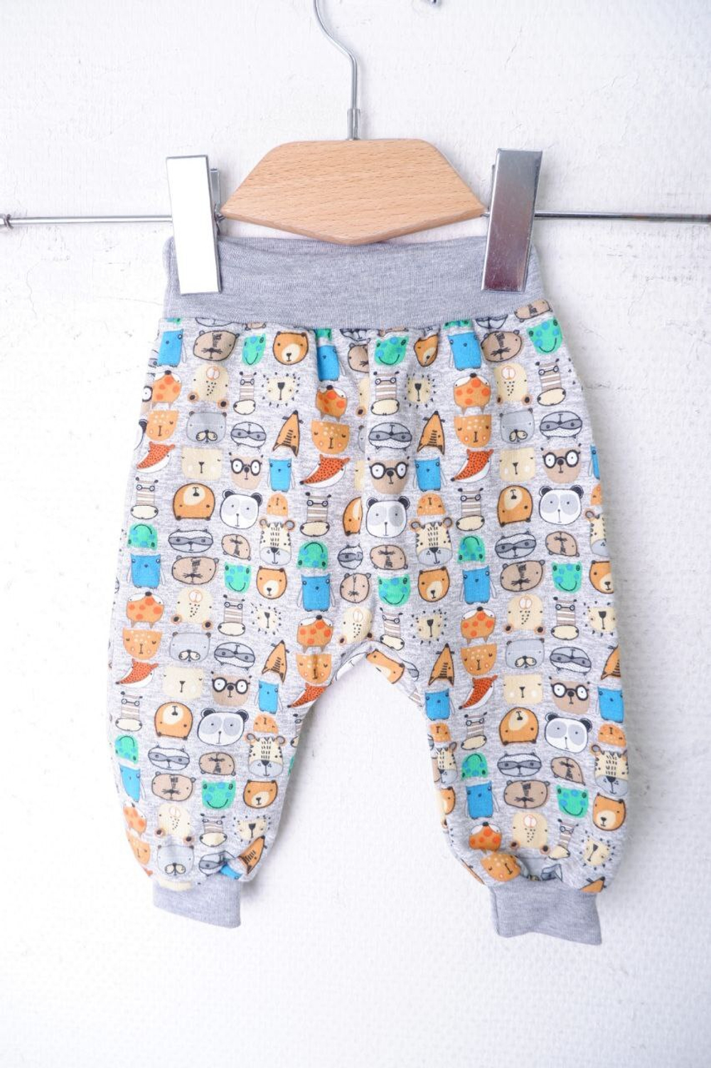 Штаны с принтом на 3 месяца