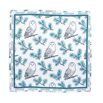 Шейный платок «Совушки», 70×70 см