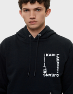 Худи KARL LAGERFELD JEANS Reg Frame Logo Hoodie