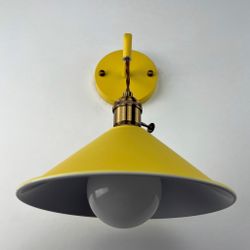 Бра С Подвесным Плафоном Braid Wall Yellow By Imperiumloft