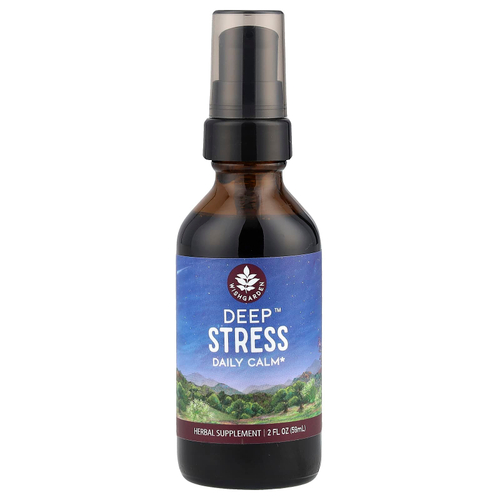 WishGarden Herbs, Deep Stress™, ежедневное успокоительное средство, 59 мл (2 жидк. унции)