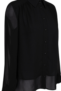 Блузка женская 1700оп, черный #295Че091700оп