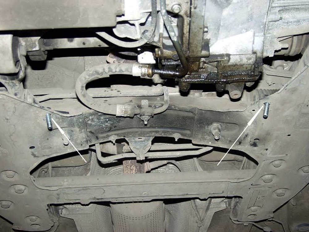 Защита картера и КПП Sheriff для Peugeot 607 (9D) 2000-2008 арт.17.0461