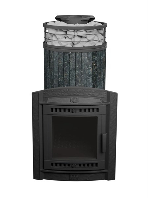 Банная печь «Атмосфера XL» Пироксенит ЛАМЕЛЬ+СЕТКА