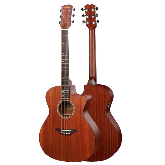 Гитара трансакустическая, MiLena Music ML-GA1-MAH/TEQ