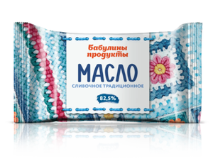 МАСЛО БАБУЛИНЫ ПРОДУКТЫ СЛИВОЧНОЕ ТРАДИЦИОННОЕ 82,5% 180ГР