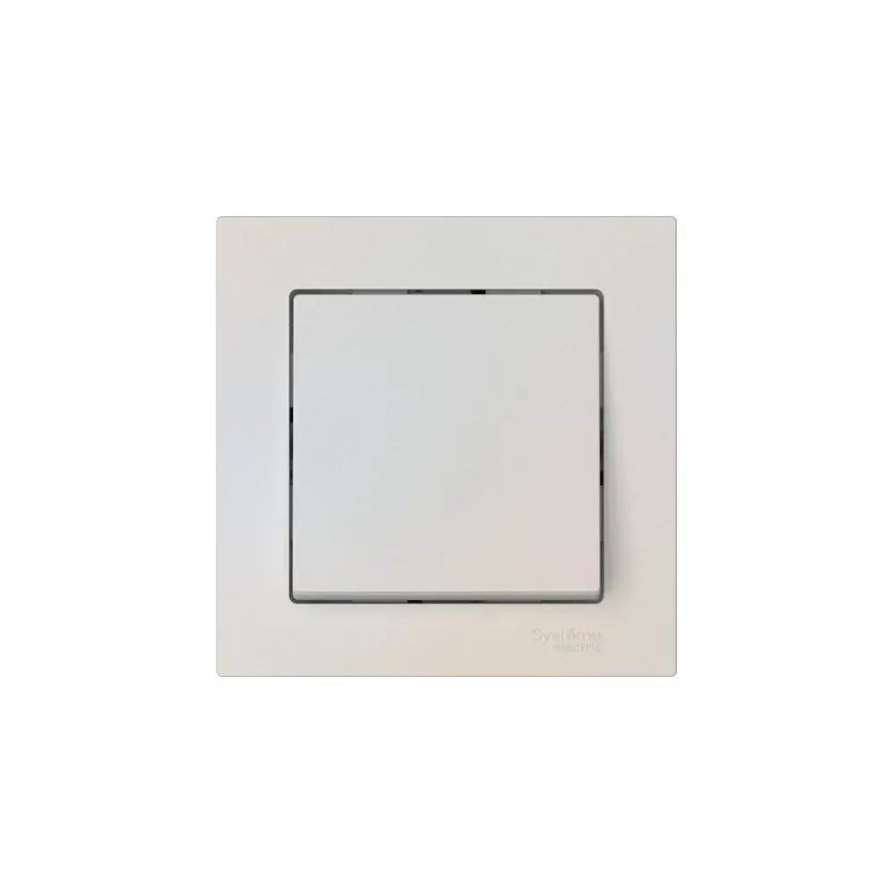 ATLASDESIGN 1-клавишный ВЫКЛЮЧАТЕЛЬ, сх.1, 10АХ, в сборе, быстрозажим. клем., ЖЕМЧУГ