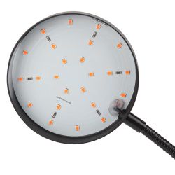 Светильник для растений на прищепке ЭРА FITO-20W-АLED-R красно-синего спектра 20 Вт черный | Интерьерные фито светильники