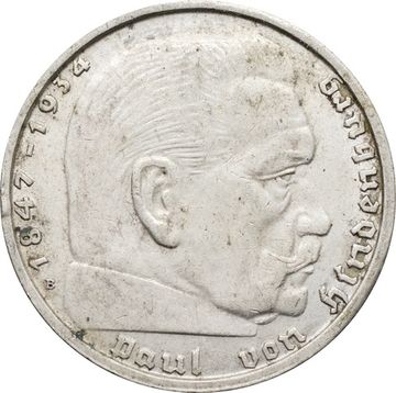 2 рейхсмарки 1938 Германия (Третий рейх) "B"