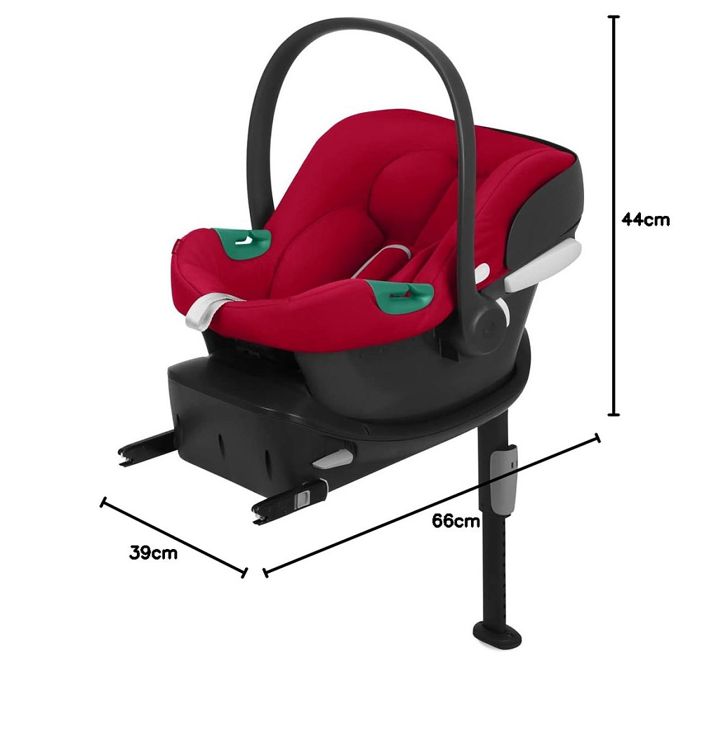 Коляска Cybex Priam IV Matt Black complete Aton B2 Dynamic Red Base One 4 в 1 Off White