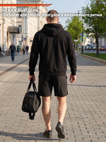 Шорты с карманами на молнии LEGENDA Urban 2.0 черные