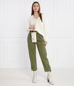 Кожаная сумка для телефона PHONE FOLDER VITELLO MORBIDO Pinko - кремовый(101773 A0QO)