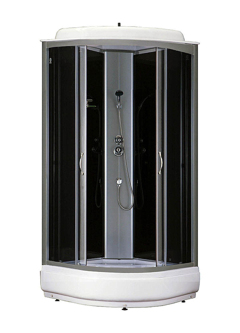 Душевая кабина Loranto CS-6690-25 G 90х90 прозрачное стекло/профиль хром