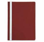 Папка скоросшиватель inФОРМАТ А4 красн. пластик 150 мкм карман д/маркир.этикет.