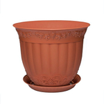 Кашпо "Флора" с поддоном 2,5 л цвет в ассортименте