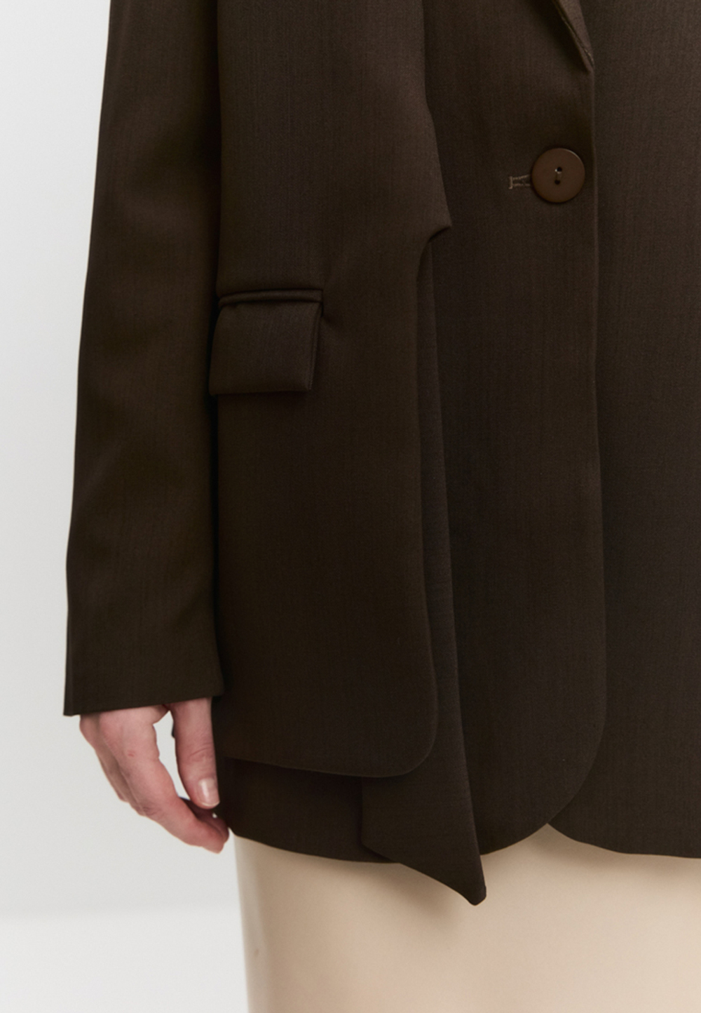 Пиджак асимметричный