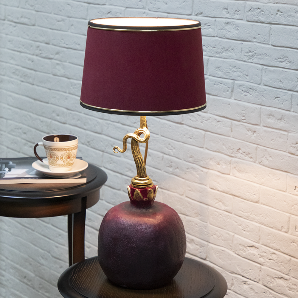 Настольная лампа Гранат Кардован Конфетти Рубивайн