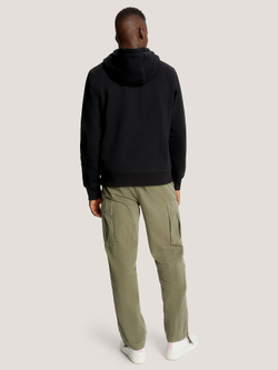 Худи Tommy Hilfiger Embroidered Tommy Logo Black