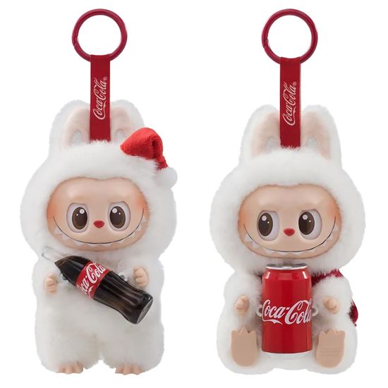 Брелок Pop Mart Labubu Лабубу COCACOLA Vinyle (The Monsters) 1 шт 04729