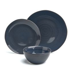 НАБОР ОБЕДЕННЫЙ BRONCO "CONCEPT" НА 4ПЕР. 12 ПР. СИНИЙ