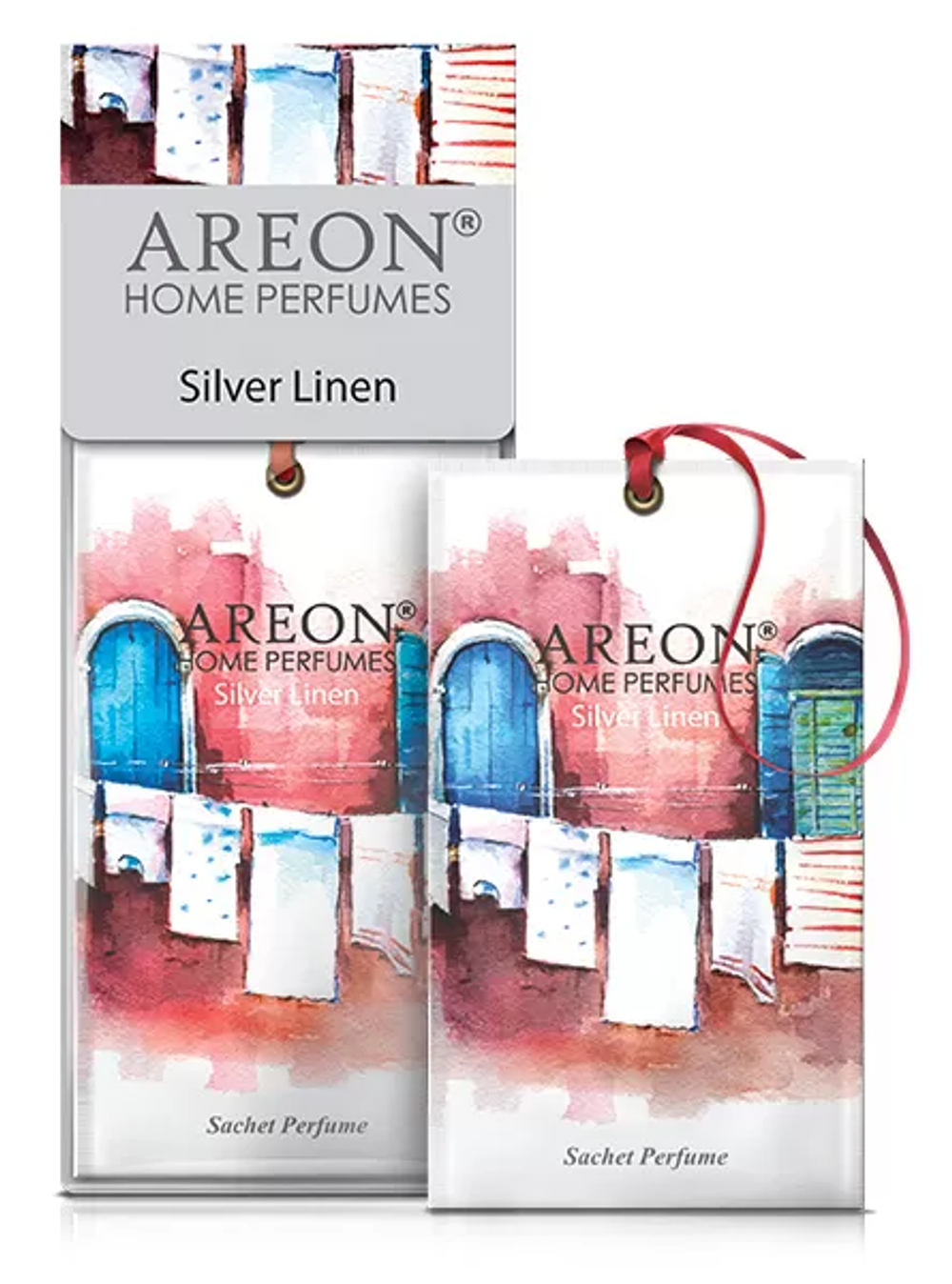 Ароматизатор саше Areon HOME PERFUMES SACHET (Silver Linen/Серебряный Лён) 704-SPW-06-ЧЗБ