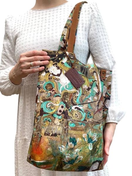 ФРЕСКА ДУНЬХУАНА, 100% хлопок Handmade Fabrics 3