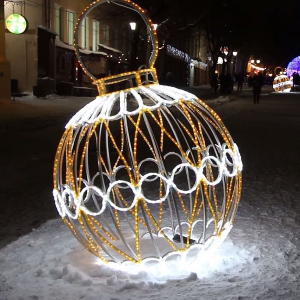 Светодиодный шар для улицы