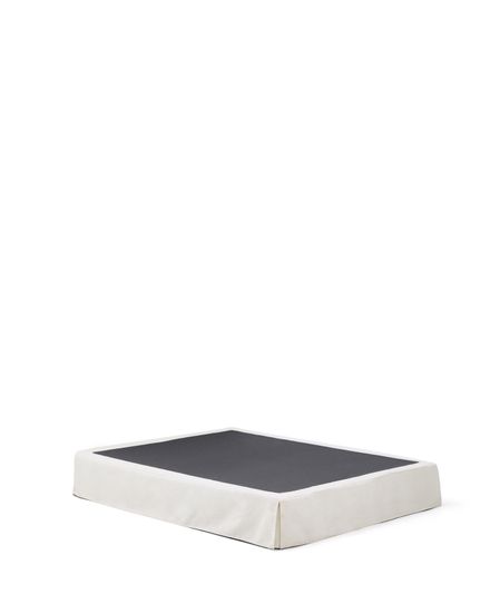 Основание кровати Jaira со съемным чехлом из белого шенилла для матраса 160 х 200 см