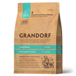 Сухой корм GRANDORF DOG 4 Meat PROBIOTIC MED&MAXI 4 вида мяса с пробиотиками для собак средних и крупных пород 1 кг