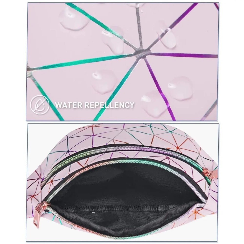 Сумка на пояс «Harizma», цвет пудровый, 31*12 см