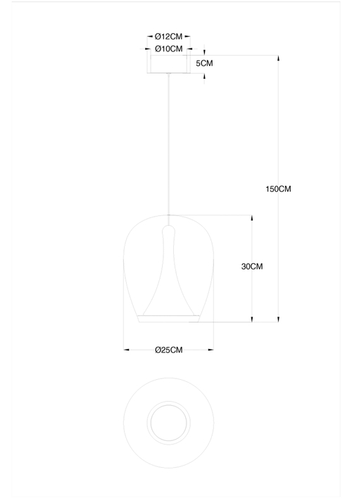 Подвесной светодиодный светильник Divinare CAMPO 5875/09 SP-20